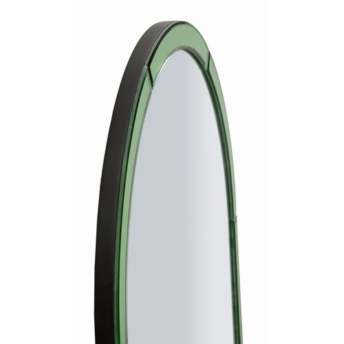 Miroir Mural Vert Rectangulaire 55x150 Cm Avec Cadre Raffiné Et Design Moderne