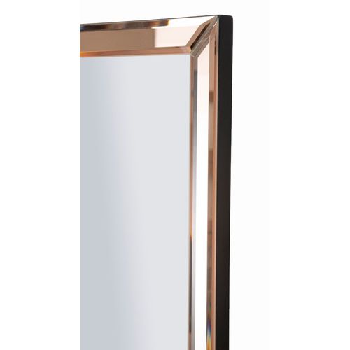 Miroir Mural Rose Rectangulaire 55x150 Cm Avec Cadre Fin Moderne Et Élégant