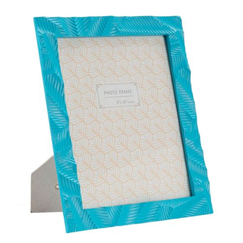 Cadre Photo Moderne En Résine Bleu Clair 25x2x30 Cm Format 20x25