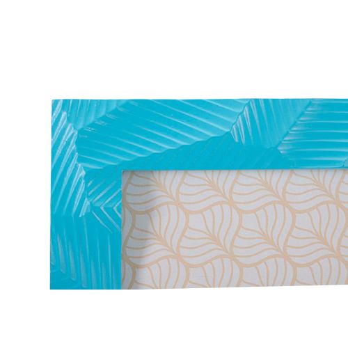 Cadre Photo Moderne Bleu Clair En Résine 20x2x25 Cm Format 15x20