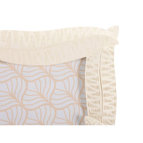 Cadre Photo Crème En Résine Motif Feuilles Entrelacées 19,8x24,8 Cm Format 15x20 Cm