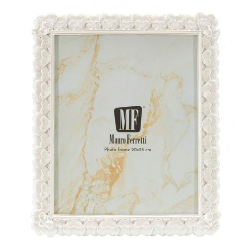 Cadre Photo Argenté 25,3x30,5 Cm Format 20x25 Décor Cœurs Romantiques