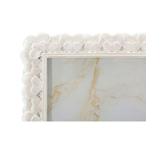 Cadre Photo Argenté 25,3x30,5 Cm Format 20x25 Décor Cœurs Romantiques