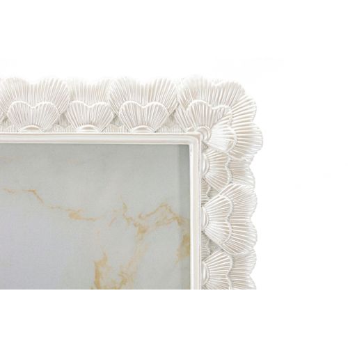 Cadre Photo Argenté 20x25,3 Cm Format 15x20 Avec Bordure Cœurs