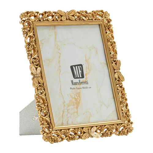 Cadre Photo Classique Doré 27,8x32,5 Cm Format 20x25 Style Baroque