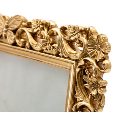 Cadre Photo Classique Doré 22x27,3 Cm Format 15x20 Style Baroque Raffiné