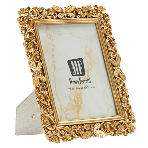 Cadre Photo Classique Doré 22x27,3 Cm Format 15x20 Style Baroque Raffiné