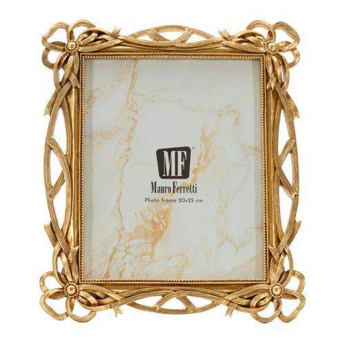 Cadre Photo Doré 29x33,6 Cm Format 20x25 Style Tresse Raffinée Classique