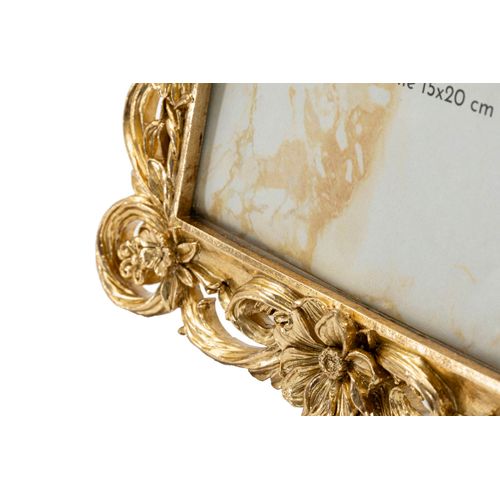 Cadre Photo Classique Doré 21,8x27,4 Cm Format 15x20 Style Baroque Luxueux