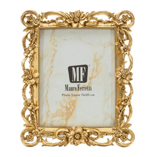 Cadre Photo Classique Doré 21,8x27,4 Cm Format 15x20 Style Baroque Luxueux