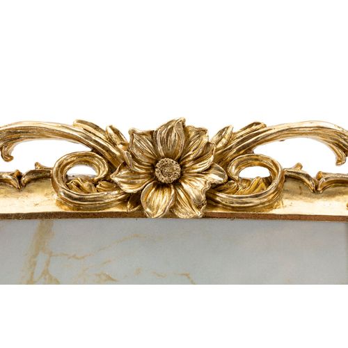 Cadre Photo Classique Doré 21,8x27,4 Cm Format 15x20 Style Baroque Luxueux