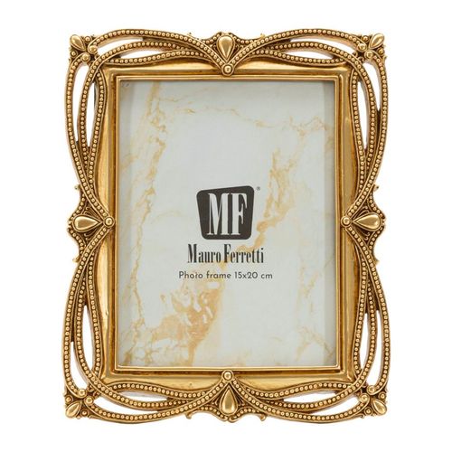 Cadre Photo Doré 21,8x26,8 Cm Format 15x20 Style Tresse Classique Élégante