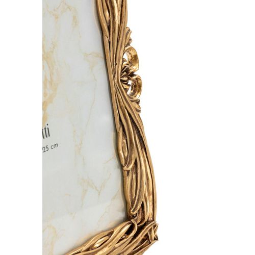 Cadre Photo Baroque Doré 27,5x32,5 Cm Format 20x25 Style Tressé Luxueux