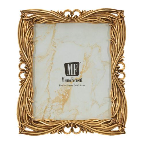 Cadre Photo Baroque Doré 27,5x32,5 Cm Format 20x25 Style Tressé Luxueux