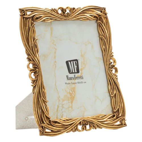 Cadre Photo Baroque Doré 27,5x32,5 Cm Format 20x25 Style Tressé Luxueux