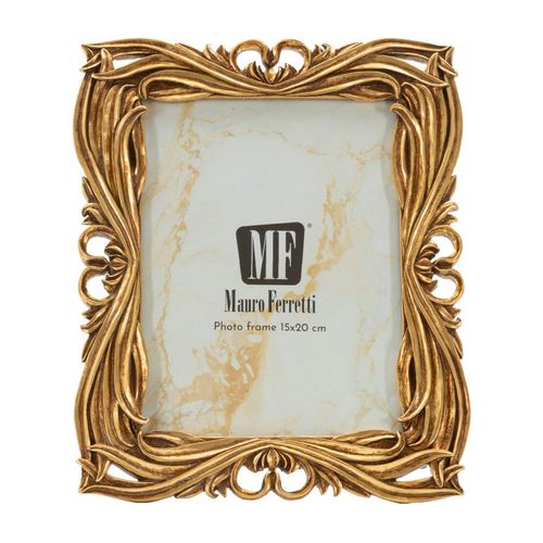 Cadre Photo Baroque Doré 21,8x26,5 Cm Format 15x20 Style Tressé Raffiné