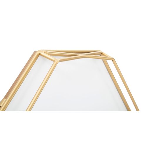 Horloge Murale Élégante 56 Cm En Métal Doré Aux Lignes Simples Et Raffinées