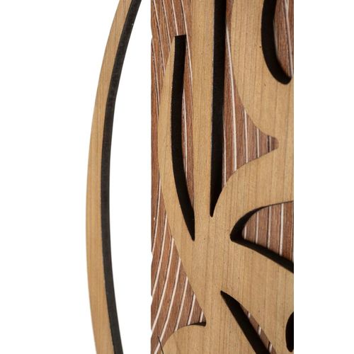 Horloge Murale 70 Cm En Mdf Au Design Irrégulier Inspiré De L’art Futuriste Moderne