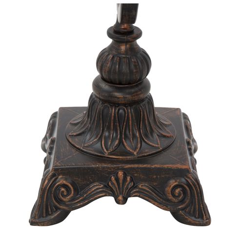 Lampe à Poser Industrielle En Fer 24x20x40 Cm Coloris Sombre E14