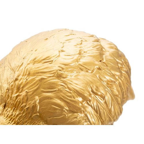 Lampe à Poser Flamant Rose En Résine Dorée 37x19x59 Cm Décorative