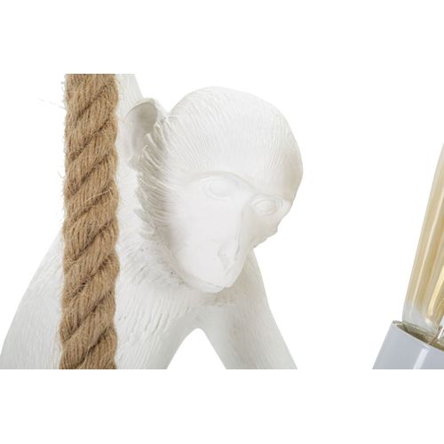 Lampe à poser Original Singe En Résine Grimpant Sur Corde, 1 Lumière