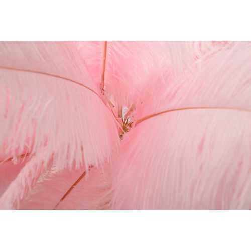 Lampadaire Doré 3 Lumières Avec Abat-jour Plumes Roses Chic