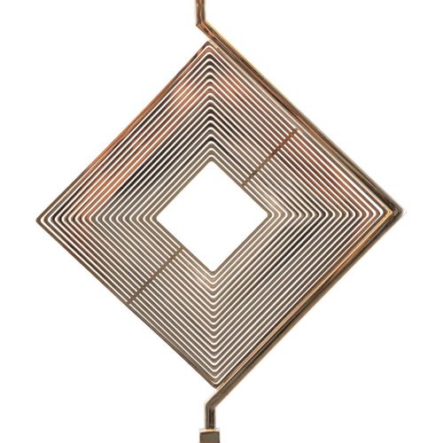 Lampadaire Doré Design Géométrique Avec Abat-jour Blanc Élégant 161 Cm