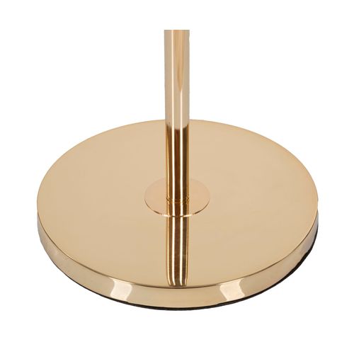 Lampadaire Plume Gris Ø43 Cm X 170 Cm En Métal Doré Design Moderne