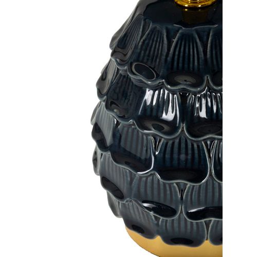 Lampe De Chevet Moderne Bleu Ø15x30,5 Cm Design Pin Original