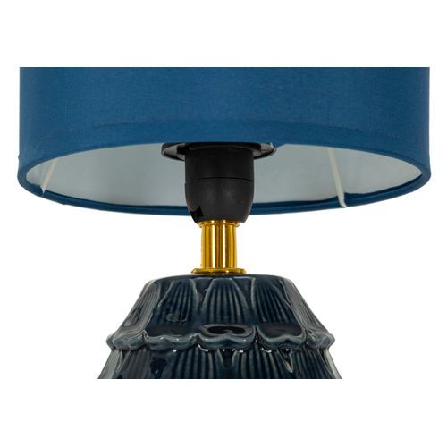 Lampe De Chevet Moderne Bleu Ø15x30,5 Cm Design Pin Original