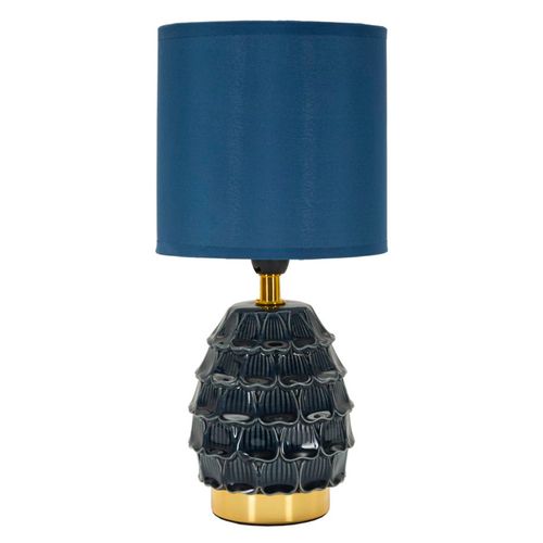 Lampe De Chevet Moderne Bleu Ø15x30,5 Cm Design Pin Original