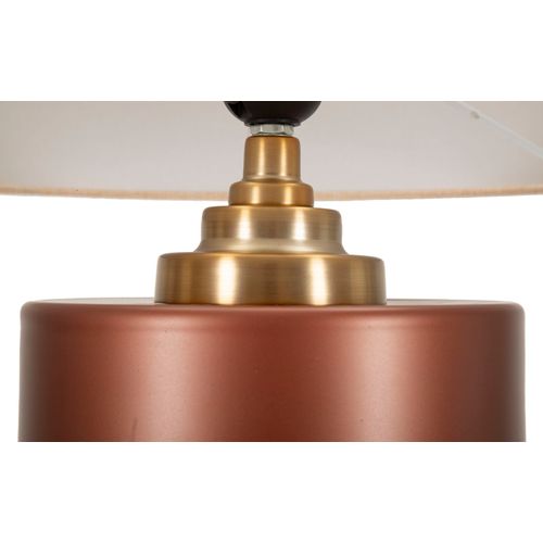 Lampe à Poser Rosenthal En Verre Et Métal 40,5×40,5×69,5 Cm Avec Abat-jour Neutre