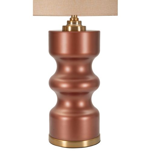 Lampe à Poser Rosenthal En Verre Et Métal 40,5×40,5×69,5 Cm Avec Abat-jour Neutre