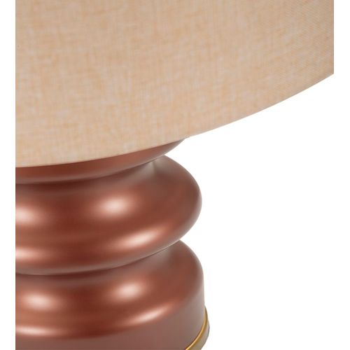 Lampe à Poser Rosenthal En Verre Et Métal 36,5×36,5×56,5 Cm Avec Abat-jour Neutre