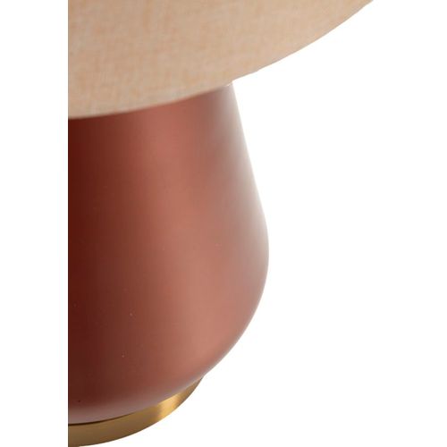 Lampe à Poser Rosenthal En Verre Et Métal 35,5×35,5×65 Cm Avec Abat-jour Neutre