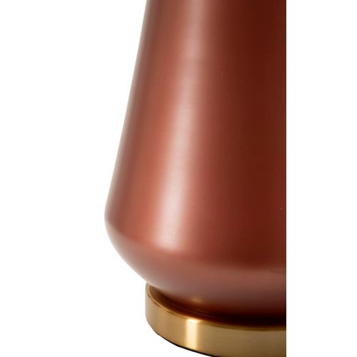 Lampe à Poser Rosenthal En Verre Et Métal 35,5×35,5×65 Cm Avec Abat-jour Neutre