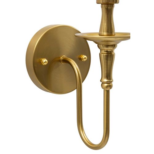 Applique Murale 15x22x38 Cm Glam Doré Style Classique Vintage Élégant