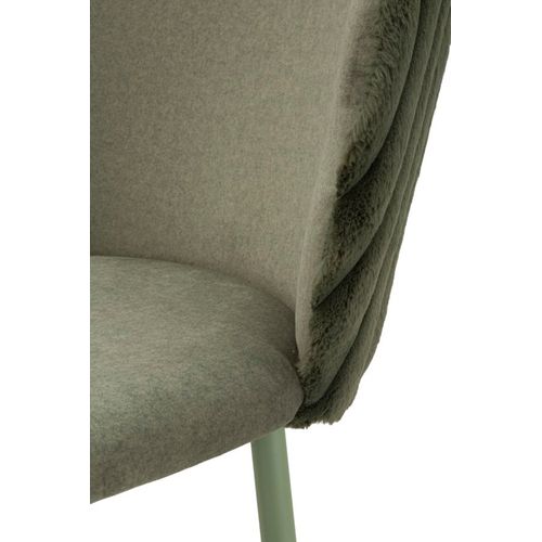 Lot De 2 Tabourets De Bar Verts Avec Dossier Moderne Et Assise Confortable H106 Cm