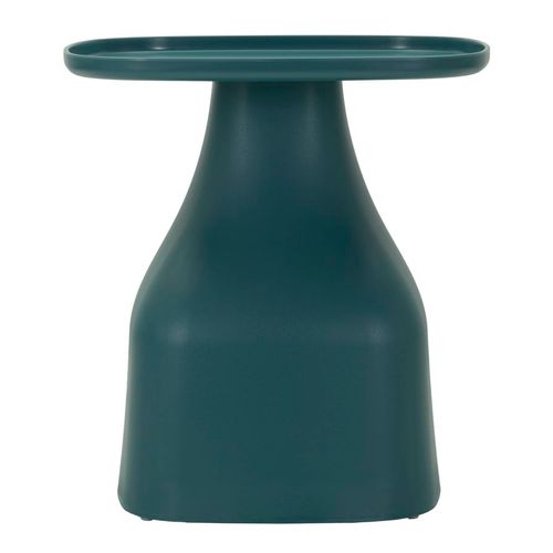 Table D'appoint Carrée Bleue 48x48x50 Cm Design Moderne Et Minimaliste