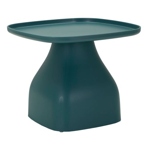 Table D'appoint Carrée Gea Bleue 48x48x38 Cm Design Moderne