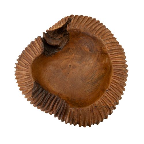 Plateau Décoratif Rond En Polyresine Blanc Ø 35,5 Cm – Style Boho Chic