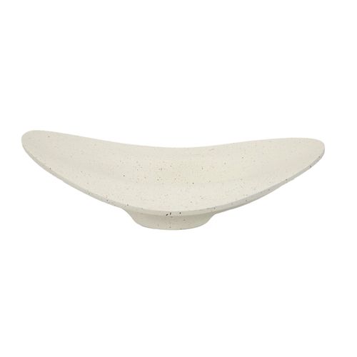 Plateau Élégant En Résine Crème 41x41x12 Cm Pour Décoration Moderne