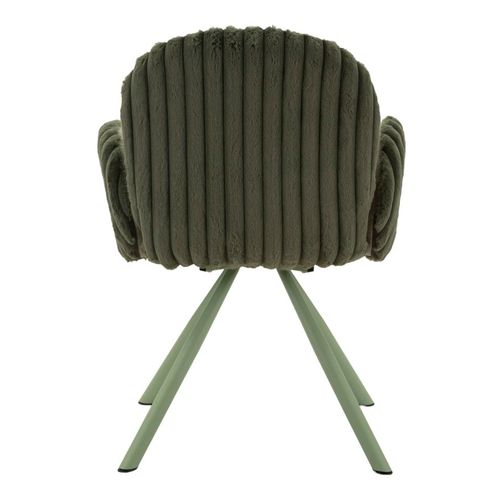 Lot De 2 Chaises Vertes Modernes 64x68x83 Cm Avec Assise Confortable