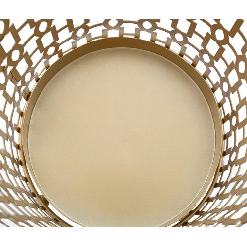 Porte-parapluie Rond Doré Ø 22,5x47,5 Cm Avec Décorations Baroques