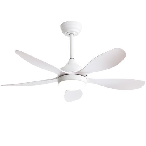 Ventilateur Plafond 42", Lumière LED, Télécommande 6 Vitesses, Moteur Réversible Silencieux.