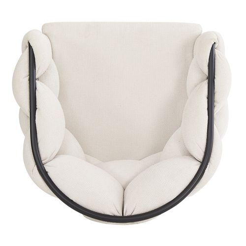 Chaises En Velours De Luxe (2 Pièces),chaise Pivotante 360°,design Moderne,beige