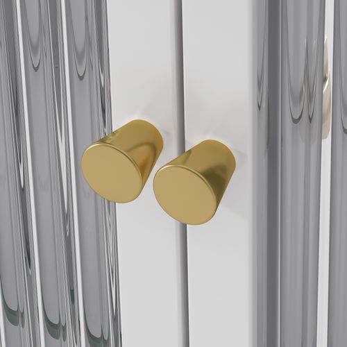 Armoire Murale En Verre à Trois Portes, Pour Cuisine, Salon Et Salle De Bain,blanc