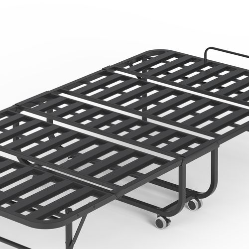 Lit Pliant Invité Avec Matelas Mémoire 9,5 Cm, Cadre Métallique 190×96 Cm