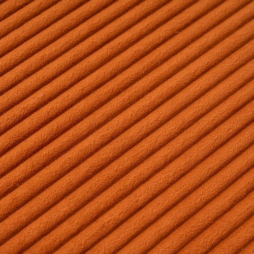 Fauteuil Compressé En Velours Côtelé - Orange