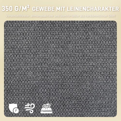 Chaise De Salle à Manger Rembourrée Avec Accoudoirs Et Siège Pivotant, Gris